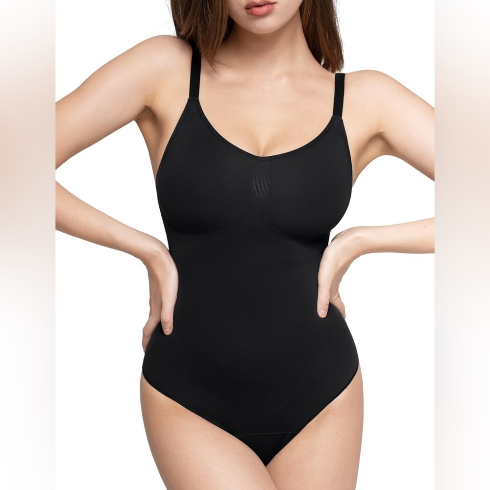 Sensil Shapewear Bodysuit for Women Tummy Control V-Neck